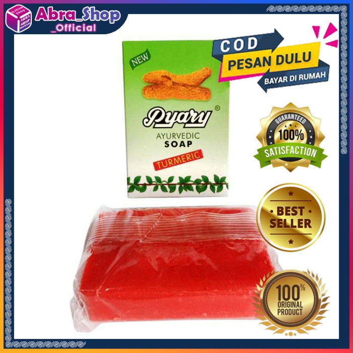 PYARY TURMERIC SABUN ARAB HERBAL SOAP PEMUTIH DAN PENGHILANG JERAWAT