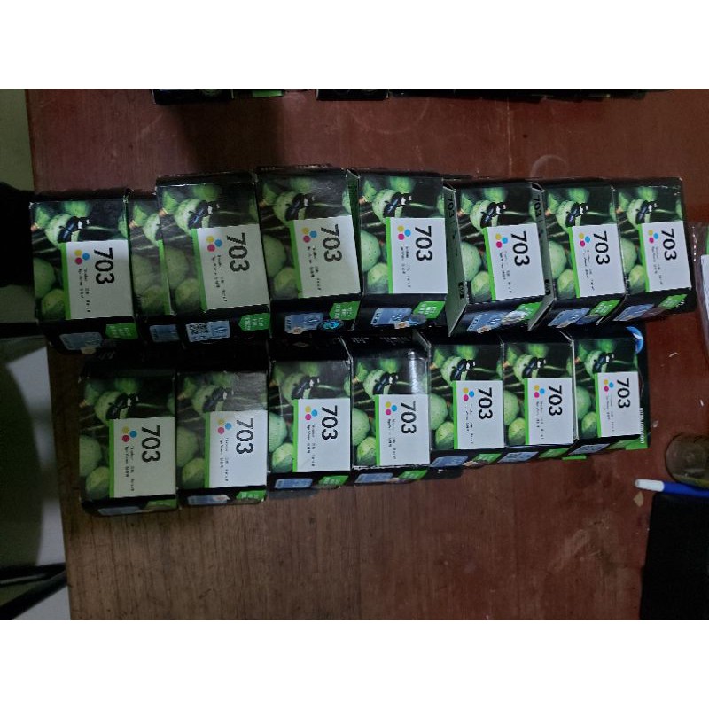 Cartridge hp 703 color baru original stok lama