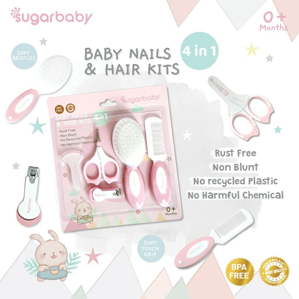 Sugarbaby 4 in1 Baby Nail &amp; Hair Kit (BNHK41)