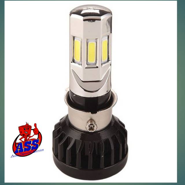 LAMPU LED MOTOR RTD M02E 35W 6 SISI PUTIH TERANG HEMAT DAYA 3500 LUMENS LED RTD LAMPU LED PALING TERANG UNIVERSAL SOKET H6 H4-5