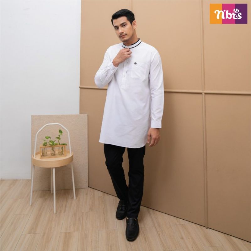 Baju Koko Pakistan Koko Panjang Pria Nibras NKR 006
