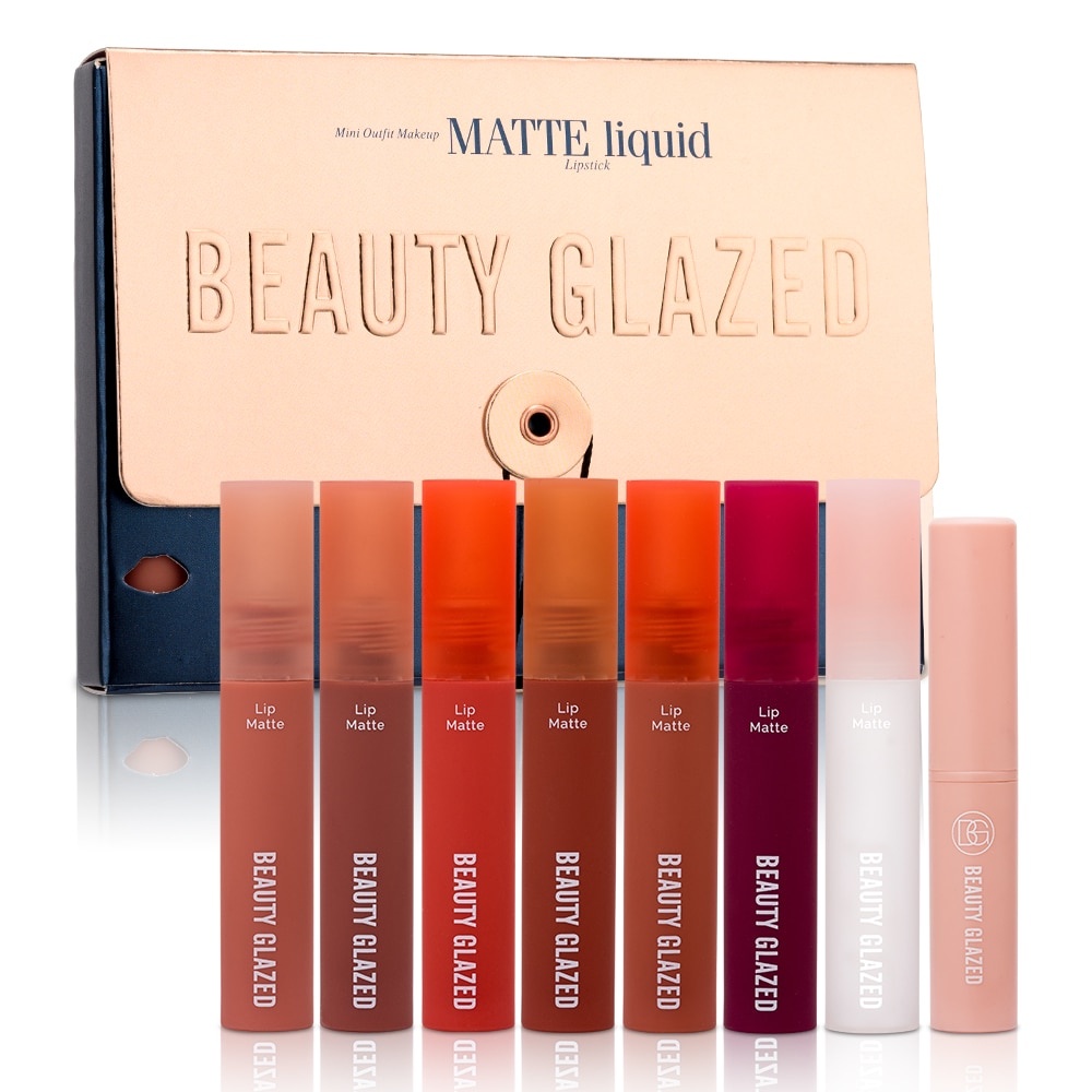 Beauty Glazed Lip Cream Set 8 Color Beauty Glazed Lipstik Beauty Glazed Lipstick Beauty Glazed Lipstick Matte Beauty Glazed Lip Matte Beauty Glazed Lip Cream