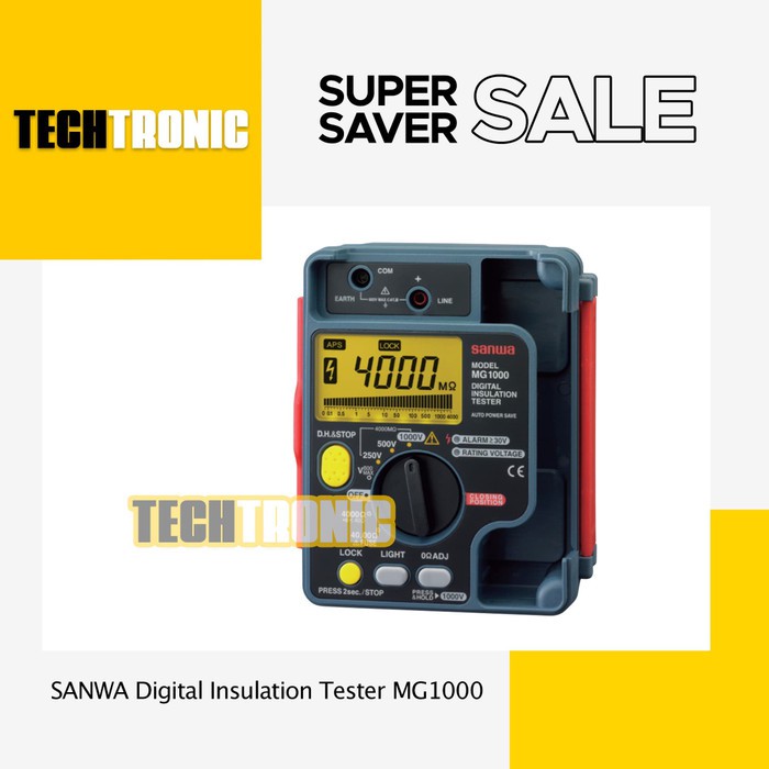 SANWA Digital Insulation Tester MG1000 - TECHTRONIC