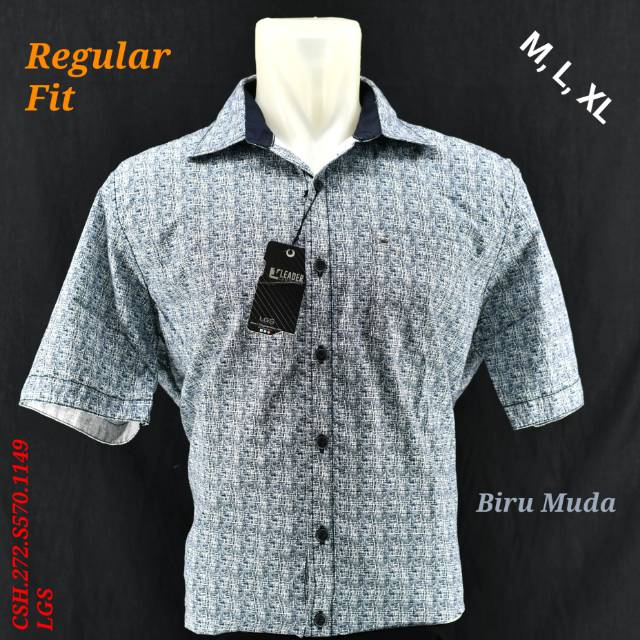 Kemeja Casual Pria Lengan Pendek LGS CSH.272.S570.1149