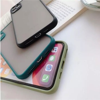 Casing Iphone Dove Matte Transparan Slim Fuze Macaron Case For Iphone  6 7 8 X XR XS MAX 11 Pro 12 Pro Max