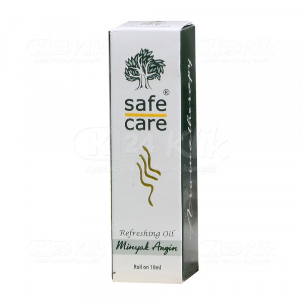 Safe Care Minyak Angin Roll On Aroma Therapy 10ml Refreshing Oil Melegakan hidung Tersumbat Anti Gig