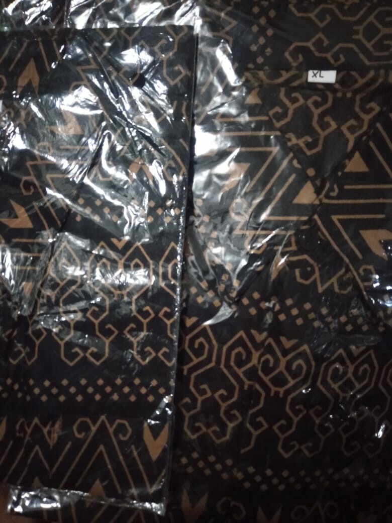 Batik Couple Keluarga Sania Ruffle Ori Ndoro Jowi Dnt Sarimbit Batik Halus Motif Ahy