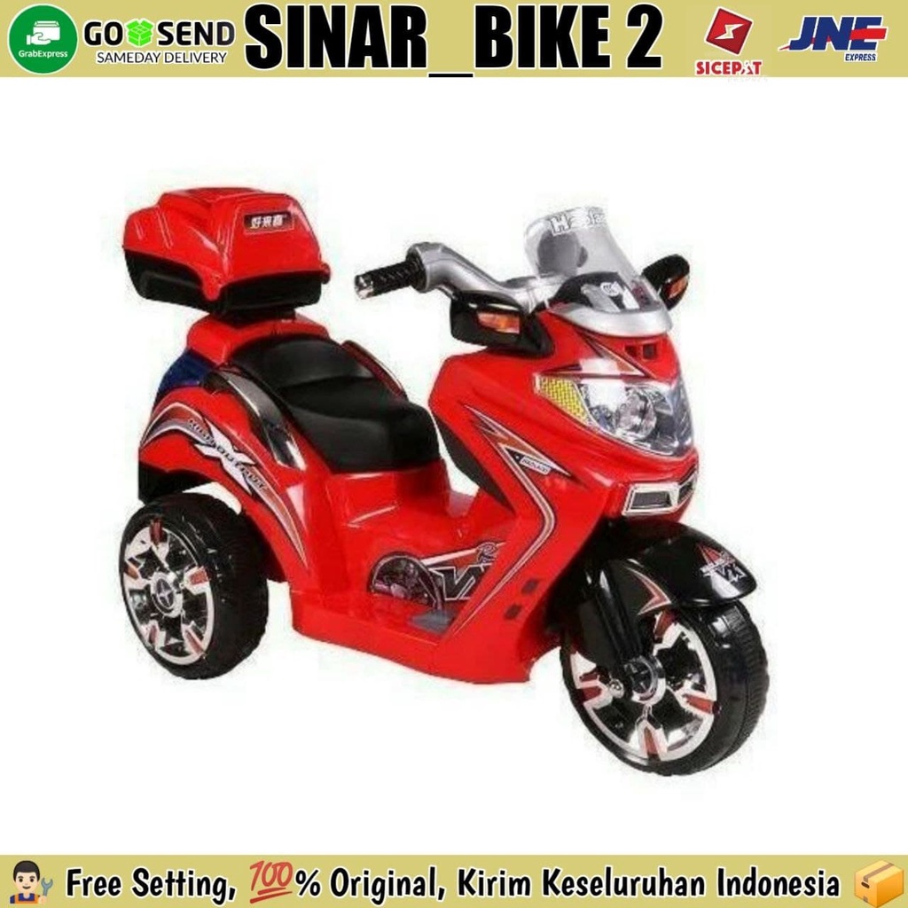 Mainan Motoran Aki PLIKO PK-7100 NMAX Mainan Anak