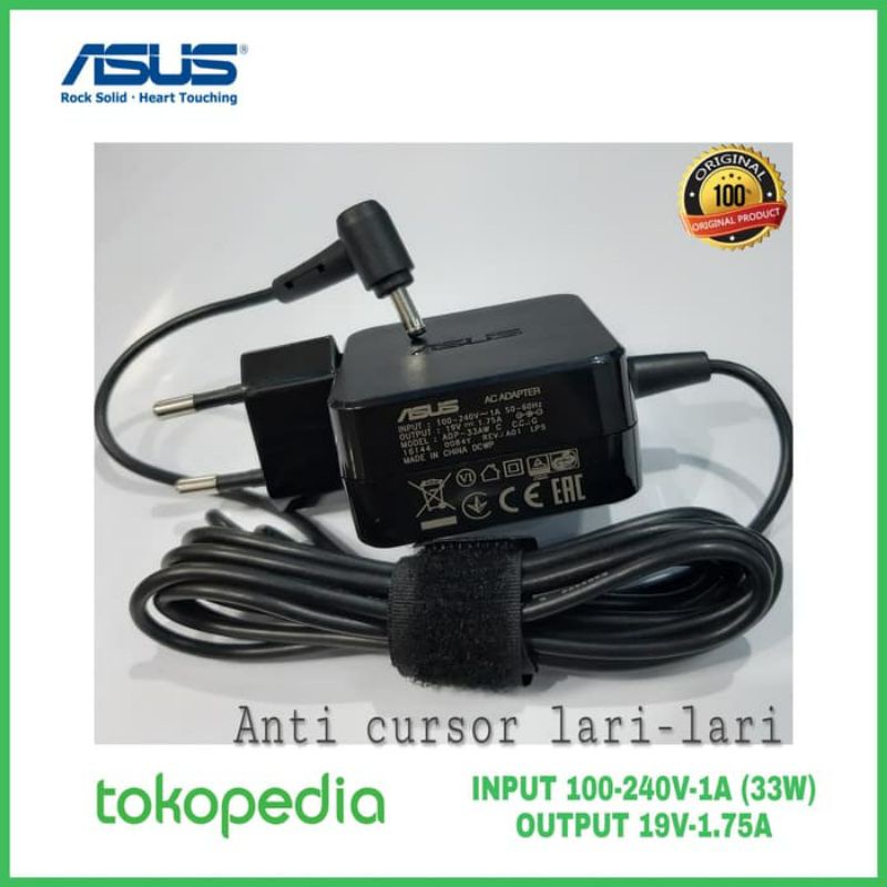 Adaptor Charger Laptop ASUS X453 X453M X453MA X453S X453SA 19V-1.75A 33W ORIGINAL