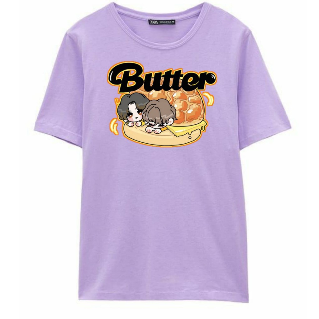 Kaos KPop BTS Butter Wanita Anak Dewasa Murah Oversize Jhope Xxl V Jumbo New Single Release