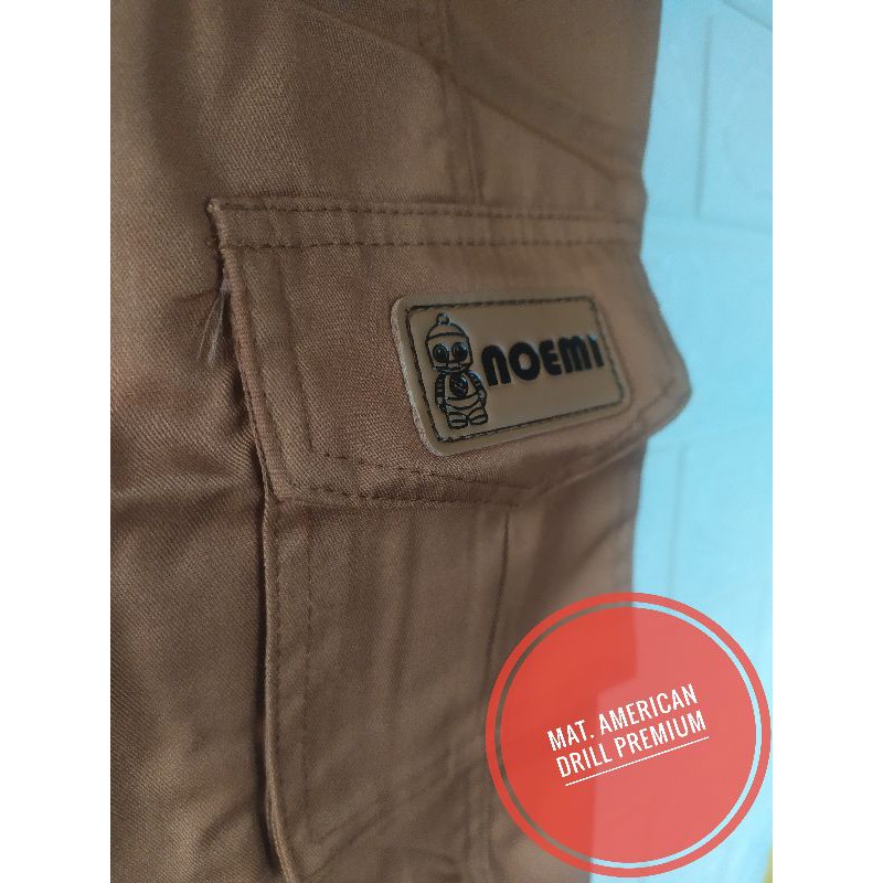 Celana Panjang Anak Laki Laki Jogger Cargo Original Noemi Usia 4 5 6 7 Tahun