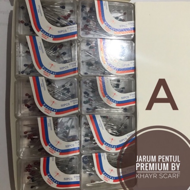 Jarum Pentul Mini / Jarum Pentul Hijab 1 box