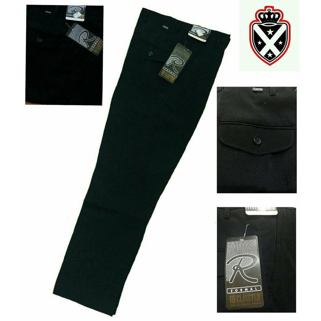 Celana  kerja  pria  regularfit celana  bahan celana  formal 