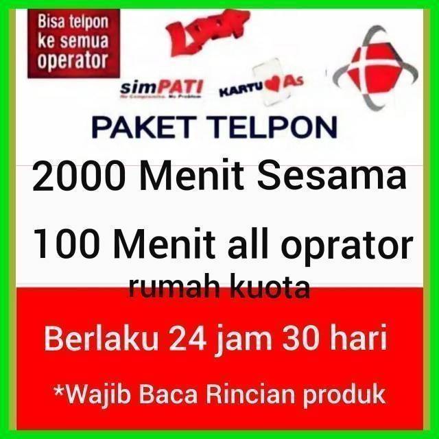 Paket Nelpon Telpon Telkomsel 24 Jam Pulsa Telepon Telkomsel Shopee Indonesia