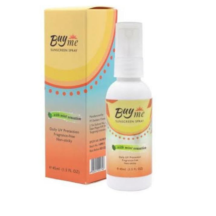 ➻ BUYME Buy me sunscreen spray spf 30+ sunblock halal mencerahkan Ω