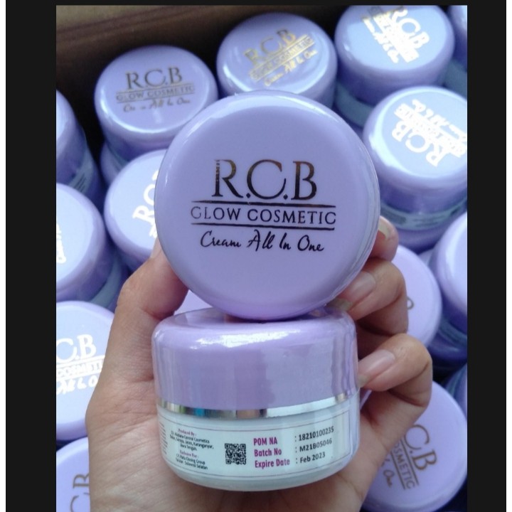 Cream RCB GLOW STEP 1 sudah ber BPOM / Cream RCB GLOW ORIGINAL / Cream Perawatan wajah /