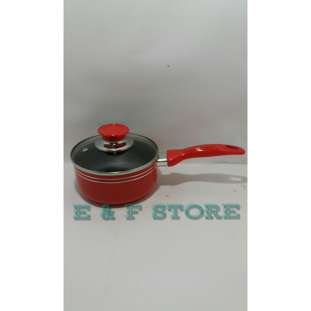 Panci Gagang 18 cm Tutup Kaca