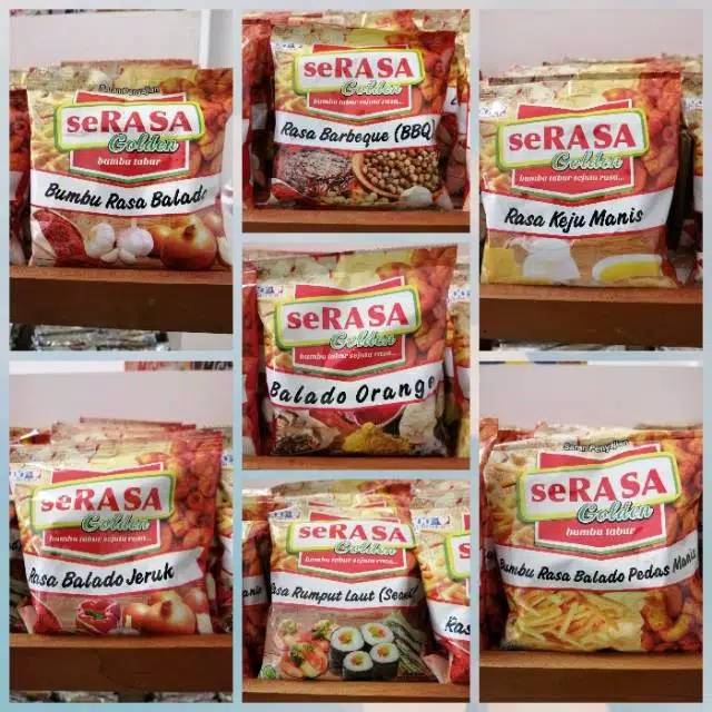 

Bumbu Tabur Kentang Goreng / Keripik Serasa Golden 100 Gr Enak Murah Halal