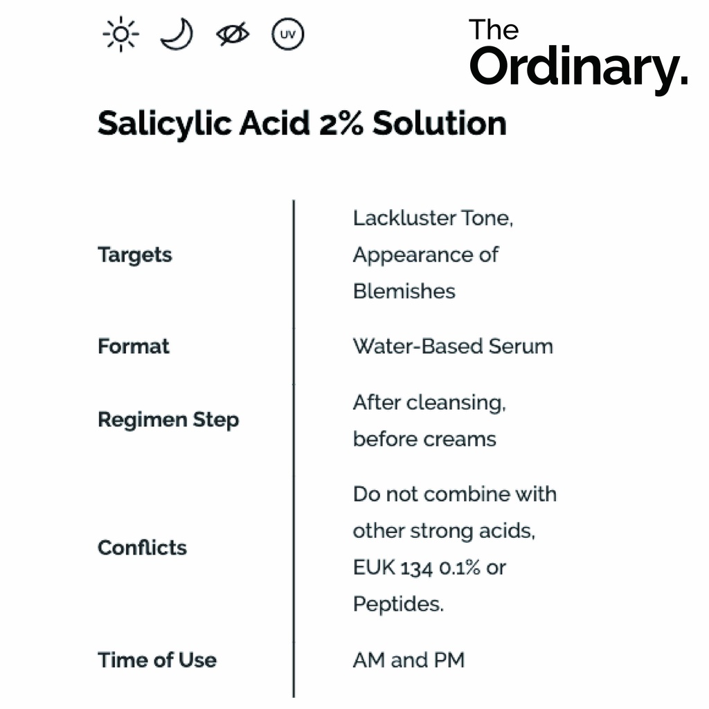 The Ordinary Salicylic Acid 2% Solution 30ml