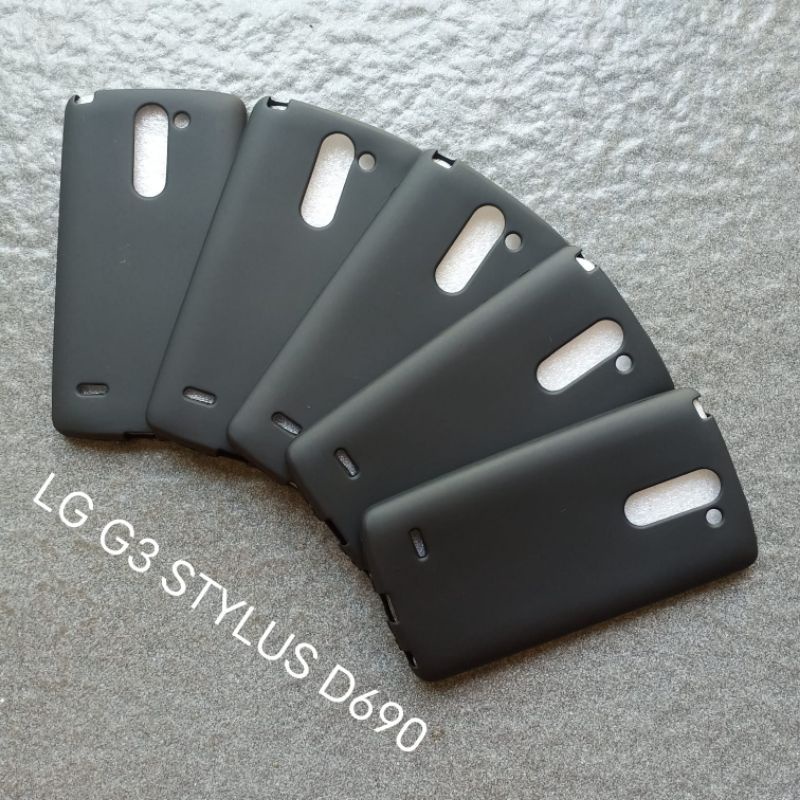 Case LG G3 stylus D690 . Q6 . Stylus 3 . V10 soft softcase softshell silikon cover casing kesing housing