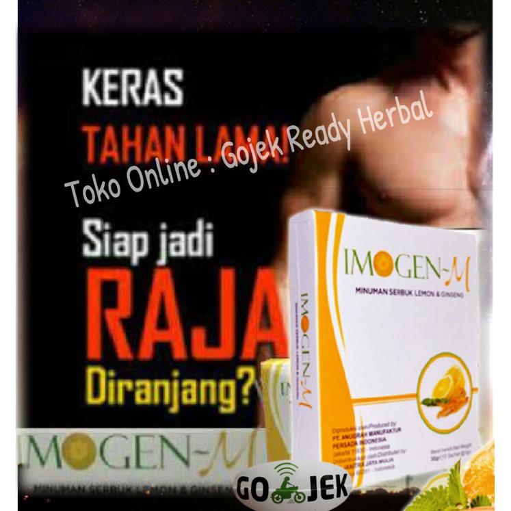 IMOGEN M Obat Kejantanan Pria Kuat Herbal Perkasa | Shopee ...