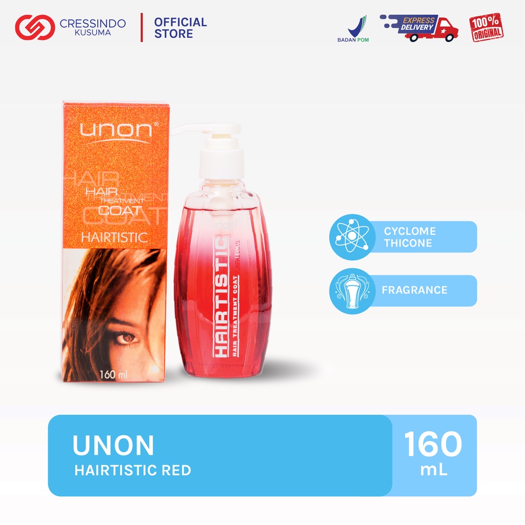 UNON Hairtistic Hair Treatment Coat - Merah 160ml