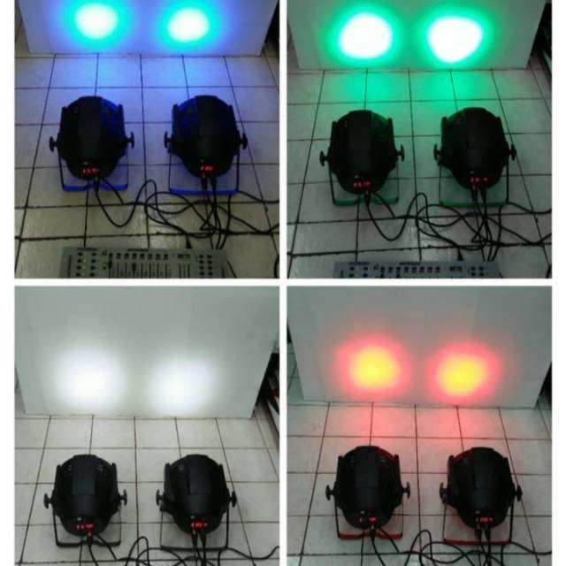 Paket parled 4parled RGB + mixer dmx512