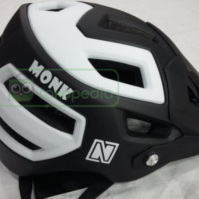 Helm sepeda Nautilus MONK white putih - Putih hitam