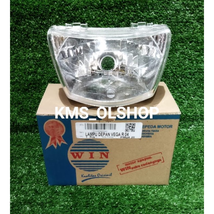 Lampu Depan Vega R lama 04, Vega R / Reflector Vega R lama 04 / Head Lamp Vega R 04 lama merk Win