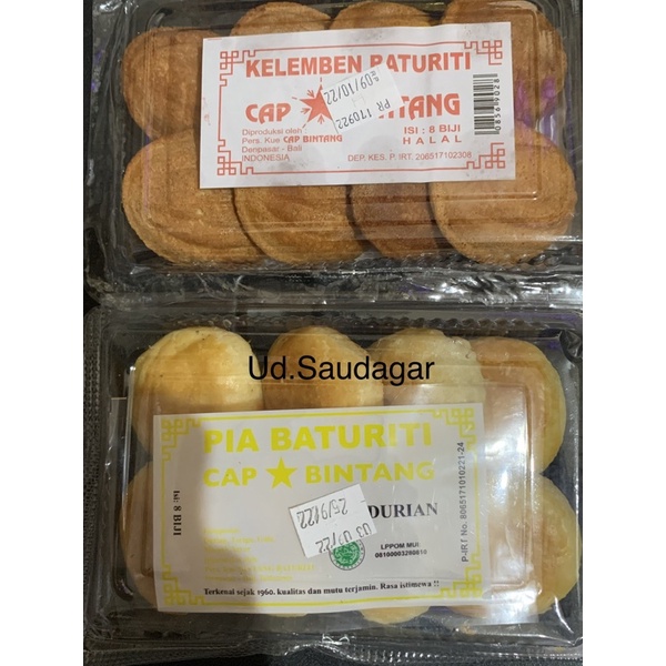 

Pia / Kelemben Baturiti Cap Bintang Kue Oleh oleh Khas Bali