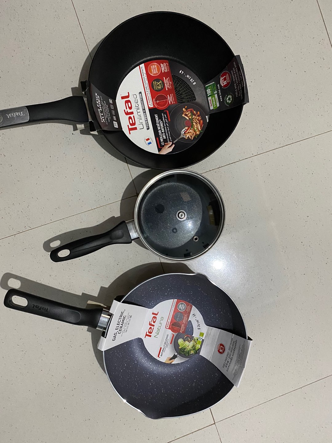 Tefal Unlimited Wokpan 28cm Wajan Anti Lengket Premium
