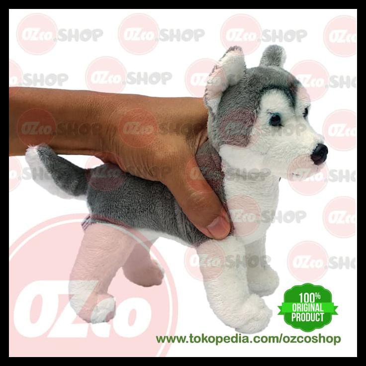 Boneka Hewan Anjing Siberian Husky Dog Original Ozco Soz086