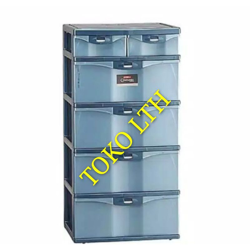 LEMARI PLASTIK / LACI CONTAINER PRIMERA SM-4 LION STAR