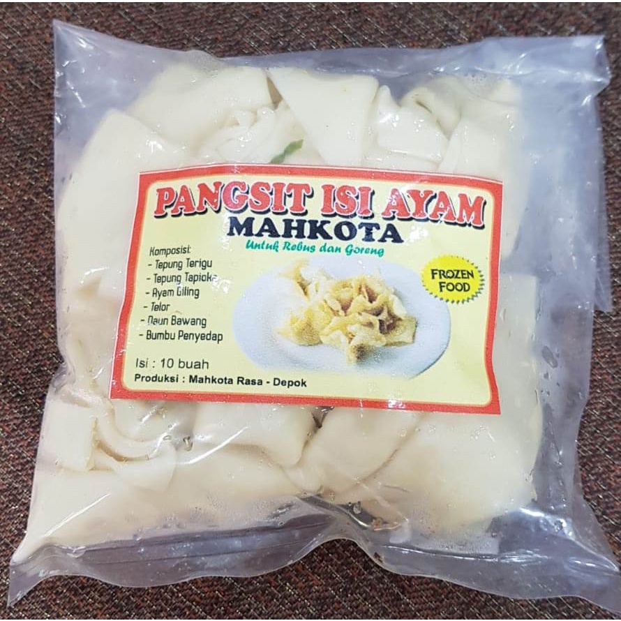 

Pangsit Frozen isi Ayam atau Tenggiri