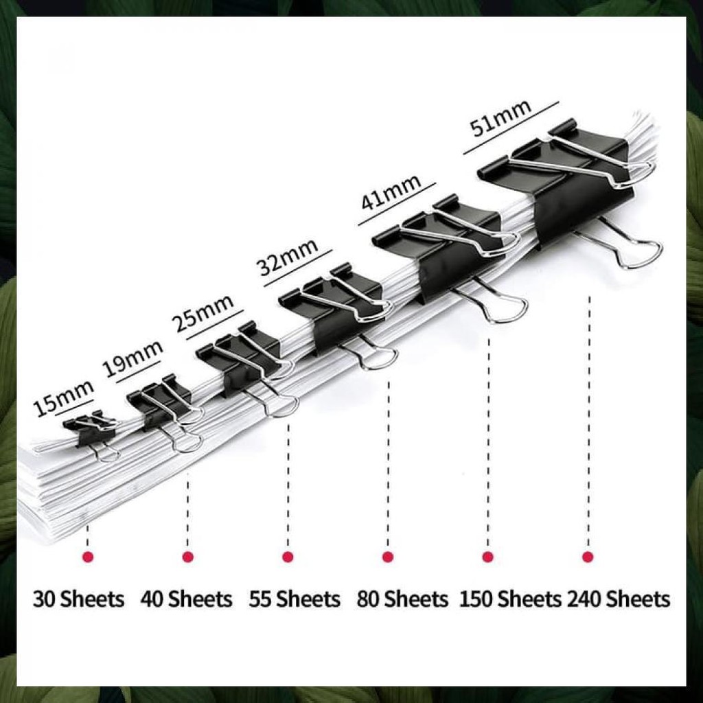

Deli Klip Binder / Binder Clip - Hitam&Black 48/Tube 25Mm E8564A