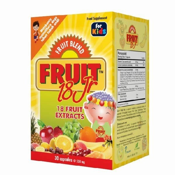 fruit blend 18 jr vitamin suplemen anak