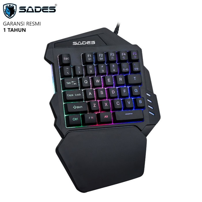 Keyboard Gaming Sades Single-Hand Revolver TS-36 / TS36 Macro One Hand