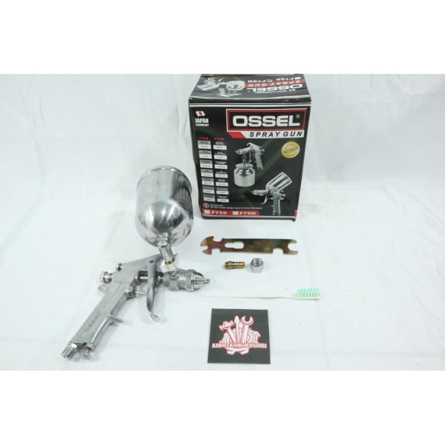 F75G SPRAY GUN OSSEL TABUNG ATAS - SEMPROTAN CAT F75G LIKE SPRAY GUN OSSEL