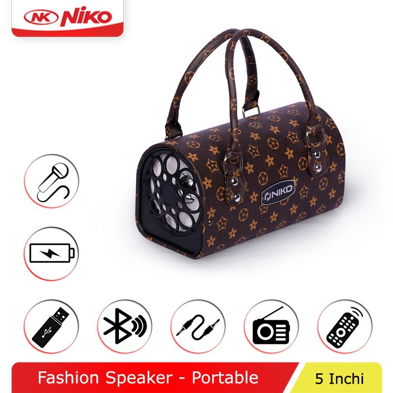 New Promo !!!Speaker Portable NIKO Bluetooth GL5L Bisa usb/radio Kualitas Terbaik