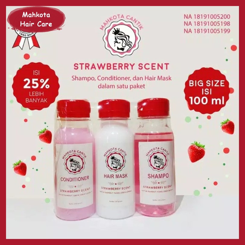 SYB MAHKOTA SHAMPOO 3in1,OLIVE CONDI,SHAMPO+KEMIRI,HAIR TONIC,HAIR MASK ORIGINAL BPOM