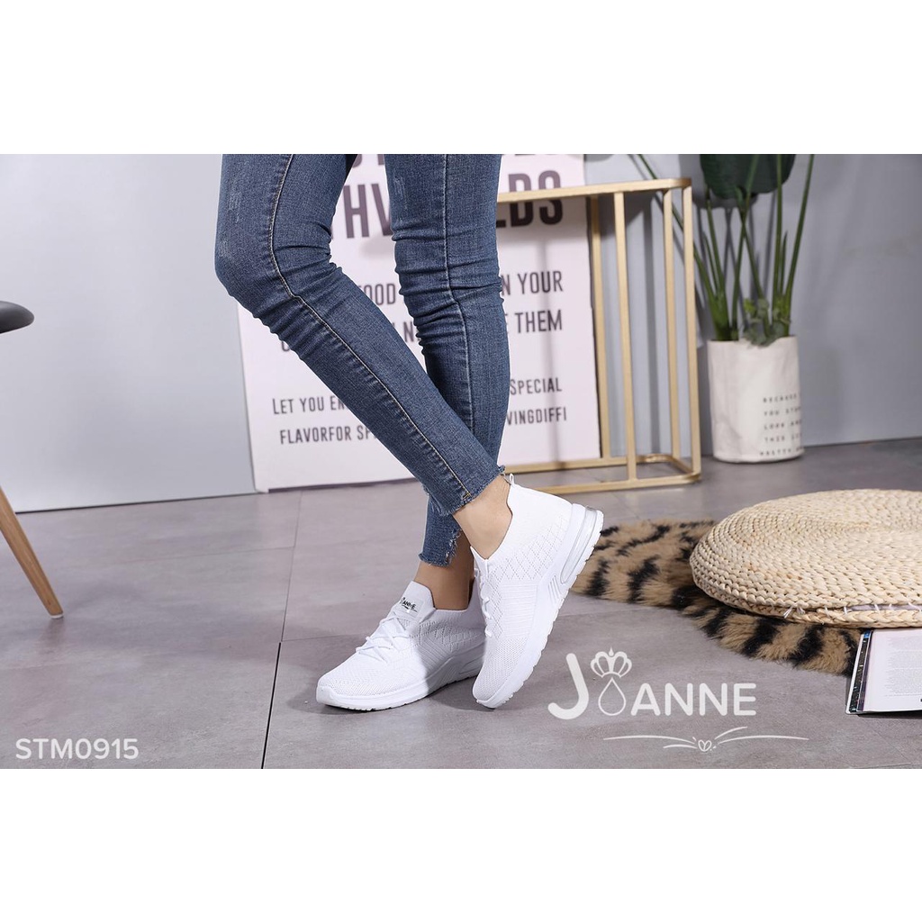 JOANNE Sepatu Wanita FlyKnit Sneakers Shoes #STM0915 ORIGINAL