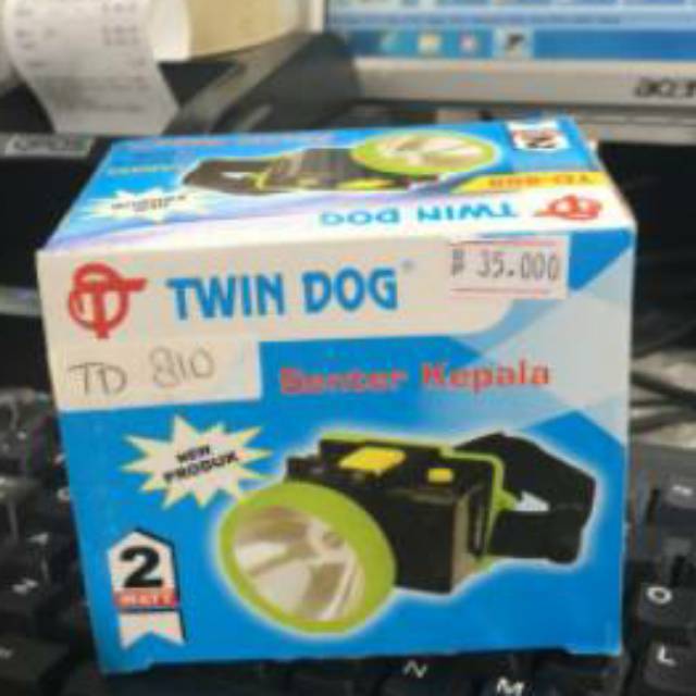 Twindog , Twin dog ,  Senter  Senter , Senter Kepala , TD , 810