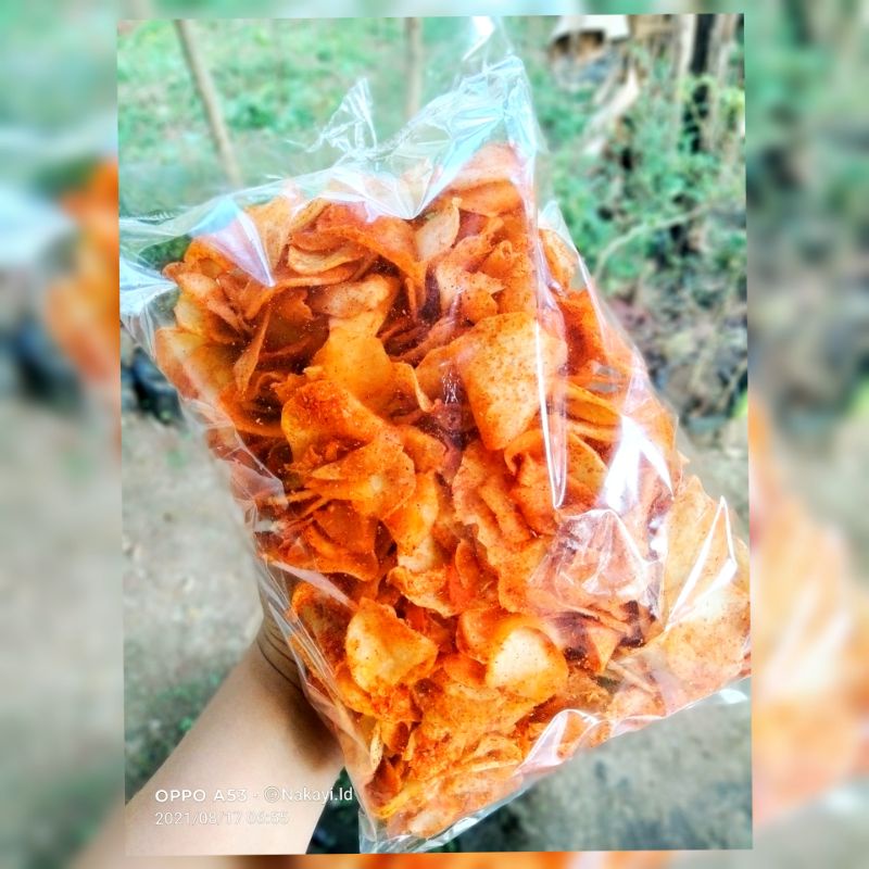 

keripik talas kemasan 250gr