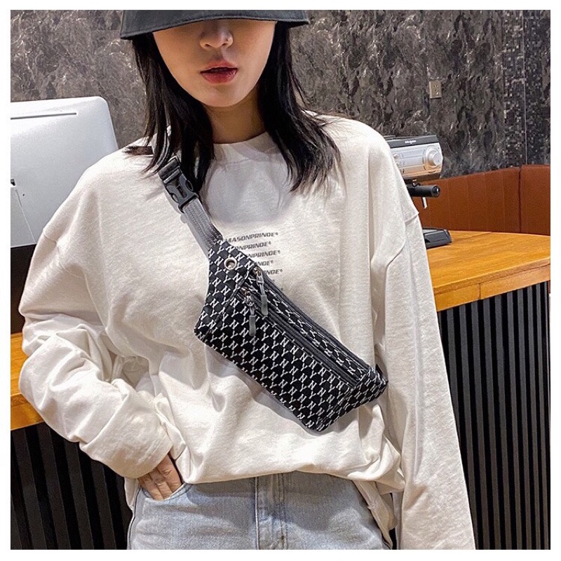 Waist Bag Sport Tas Pinggang Selempang Pria Wanita Olahraga Model Kekinian | Tas Kecil