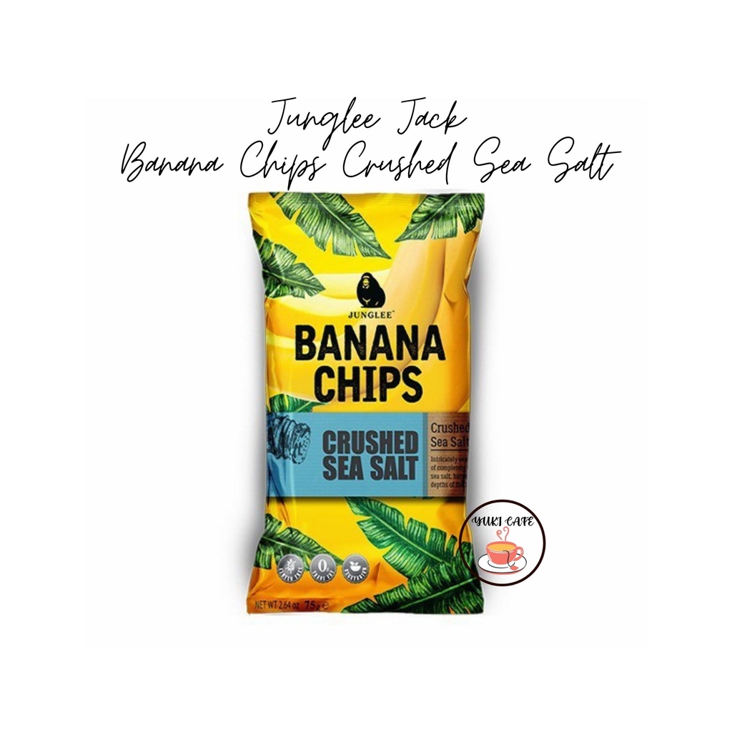 

KERIPIK - JUNGLEE JACK BANANA CHIPS CRUSHED SEA SALT