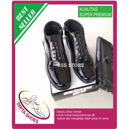 Sepatu PDH Mengkilap TNI POLRI Original