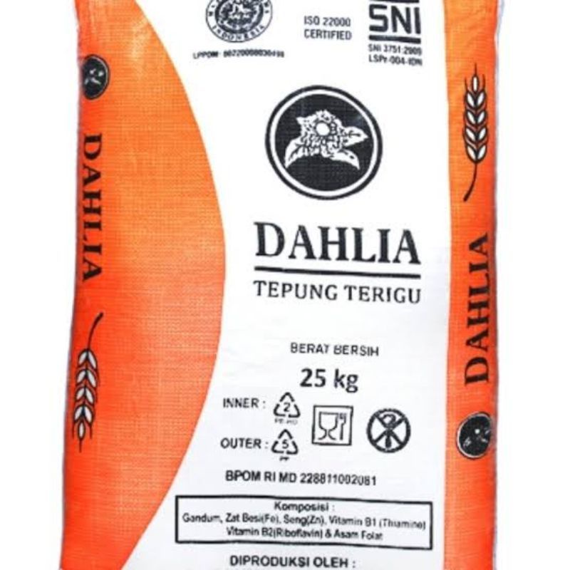 

TEPUNG TERIGU DAHLIA 25kg SERBAGUNA RENDAH PROTEIN