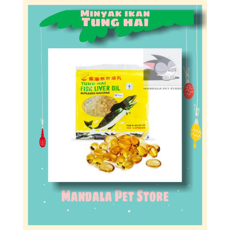 Minyak Ikan Tung-Hai Untuk Hewan (Per 50 Butir)