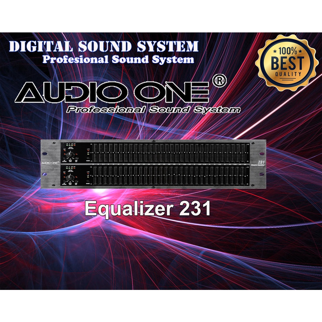 Equalizer Audio One 231 Equalizer Sound System Original Best Quality