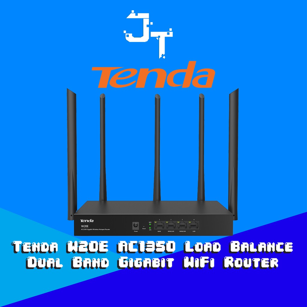 Tenda W20E AC1350 Gigabit Wireless Load Balance Router